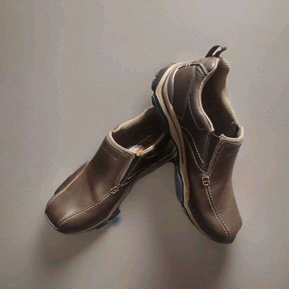 Skechers Men's Rovato-Venten Loafer Dkbr 65415.Men size 9 Dress Shoes Brown - Picture 1 of 12